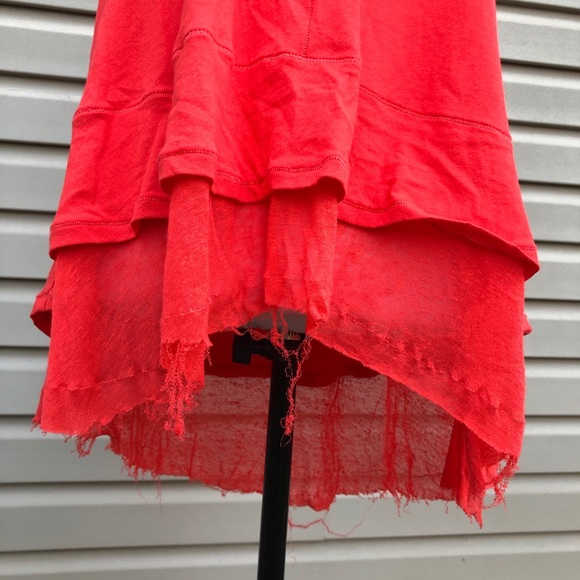 NWT Free People Coral Peachy Tee Tank Top - Picture 7 of 10